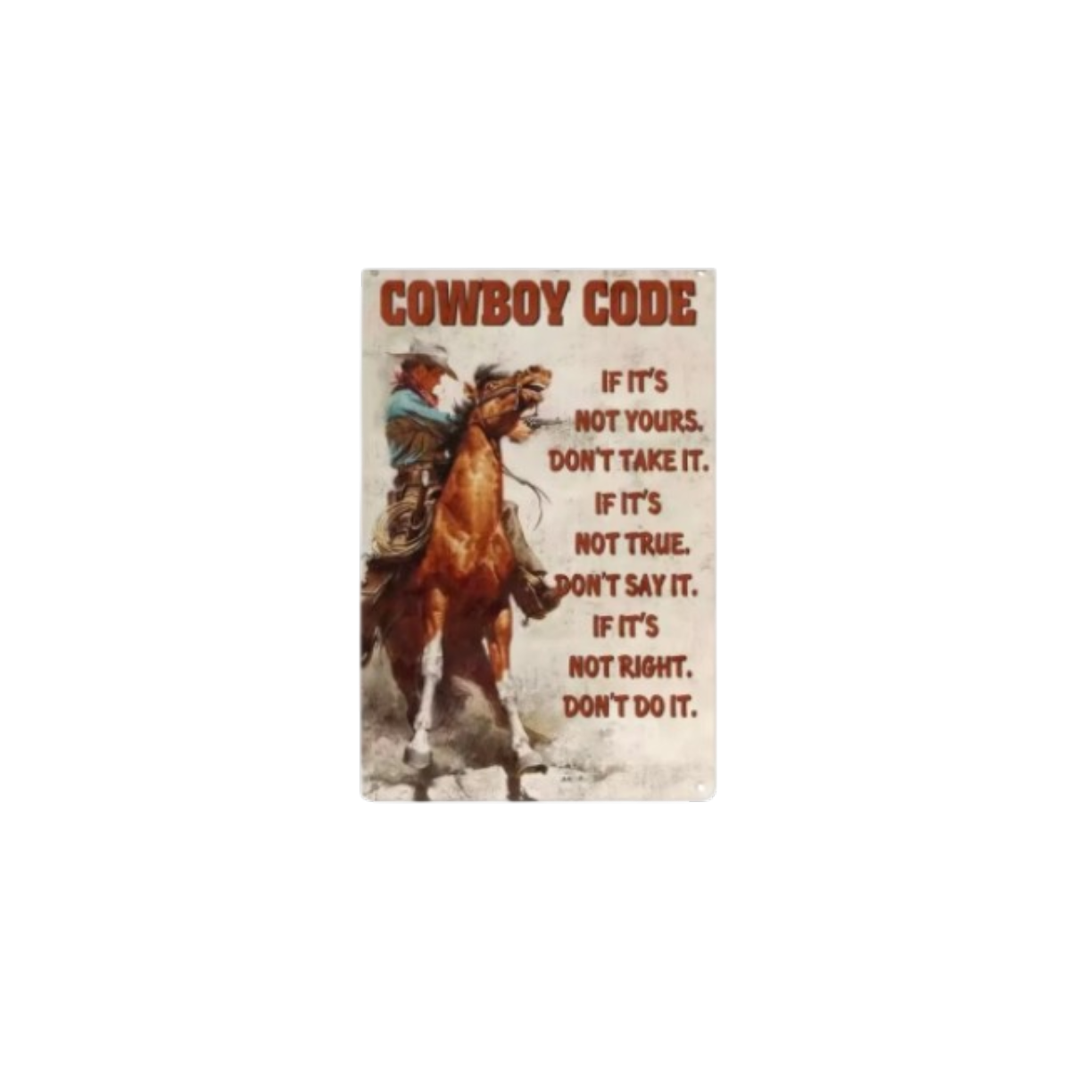 Placas Cowboys & Country