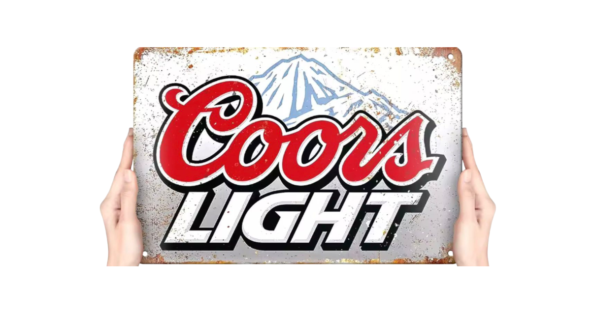 Placa Coors Light