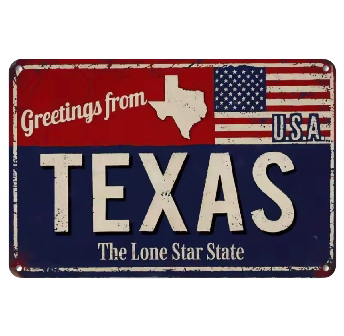 Placa Texas USA