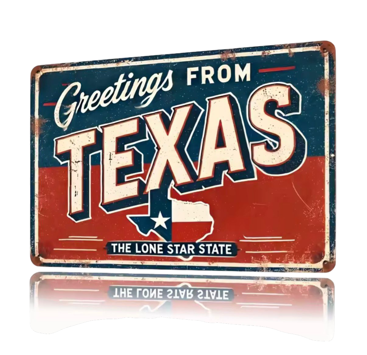 Placa Texas Greetings