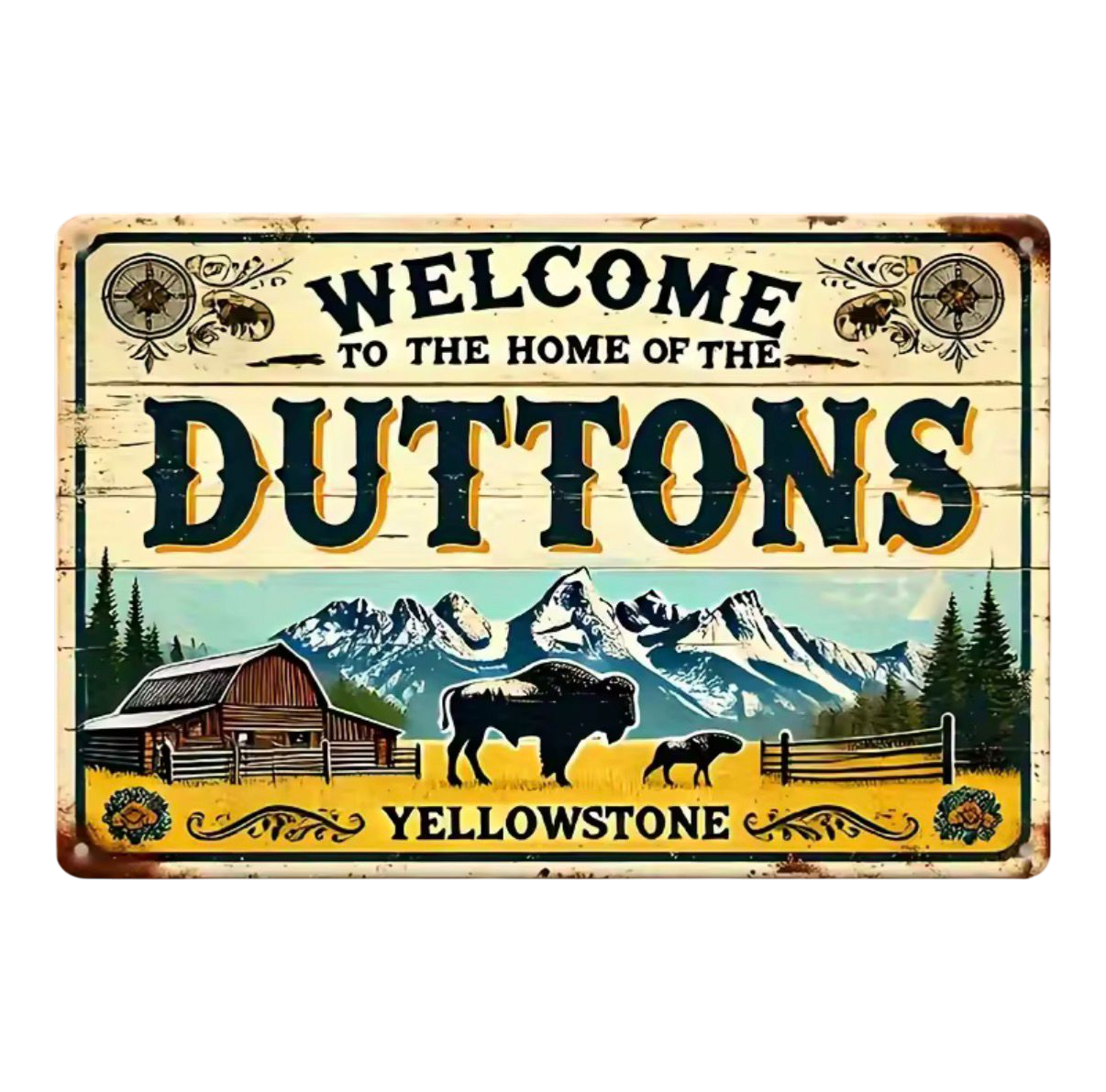 Placa Yellowstone Duttons