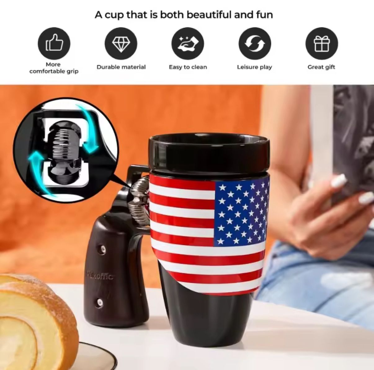 Caneca De Ceramica Americana