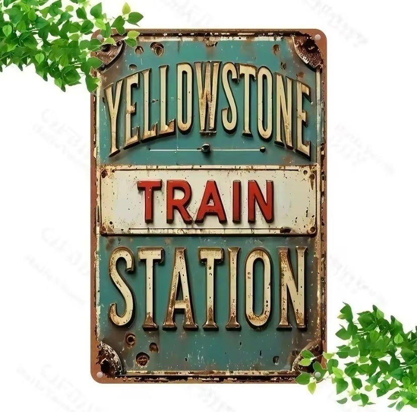 Placa Decorativa Yellowstone - JHR COMPANY LTDA