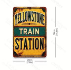 Placa Decorativa Yellowstone - JHR COMPANY LTDA