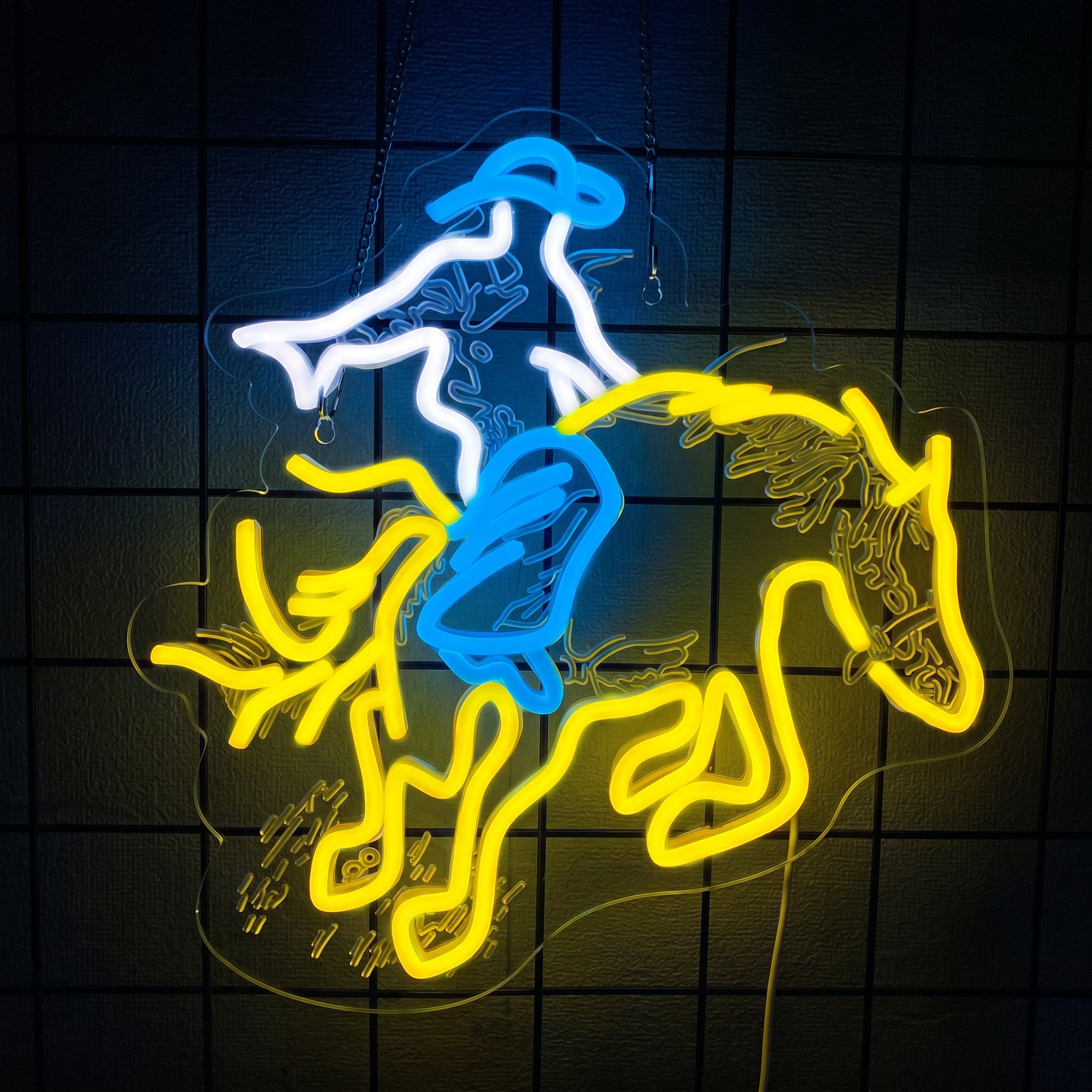 Luminária Horse Men
