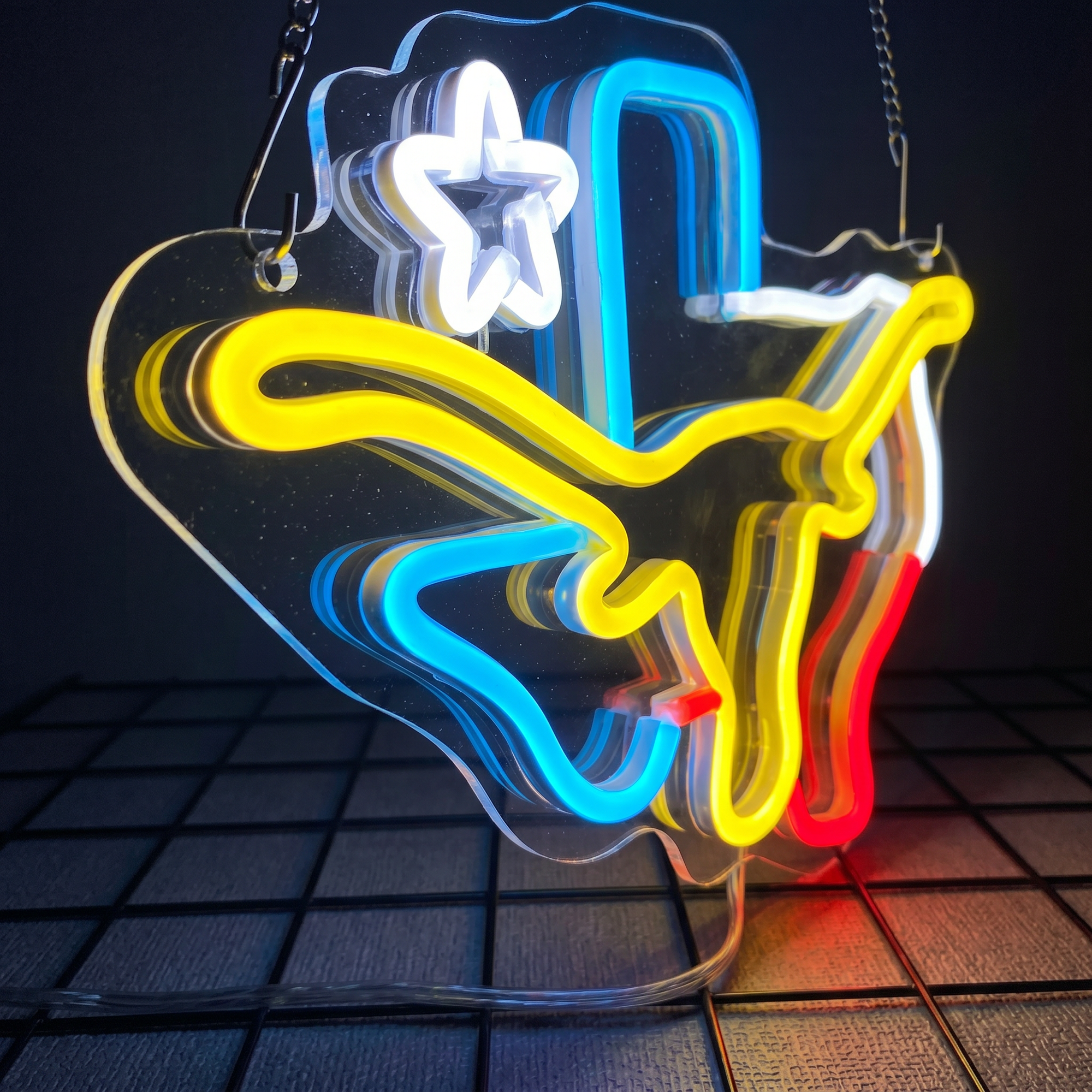 Luminária Texas Horn