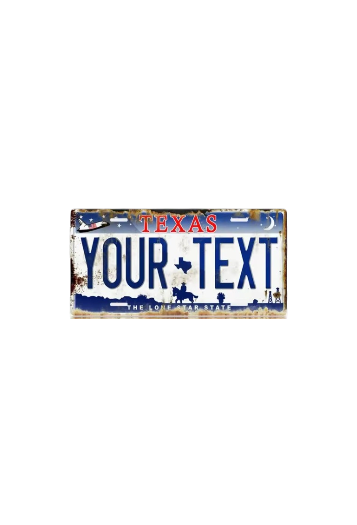 Placa American Texas